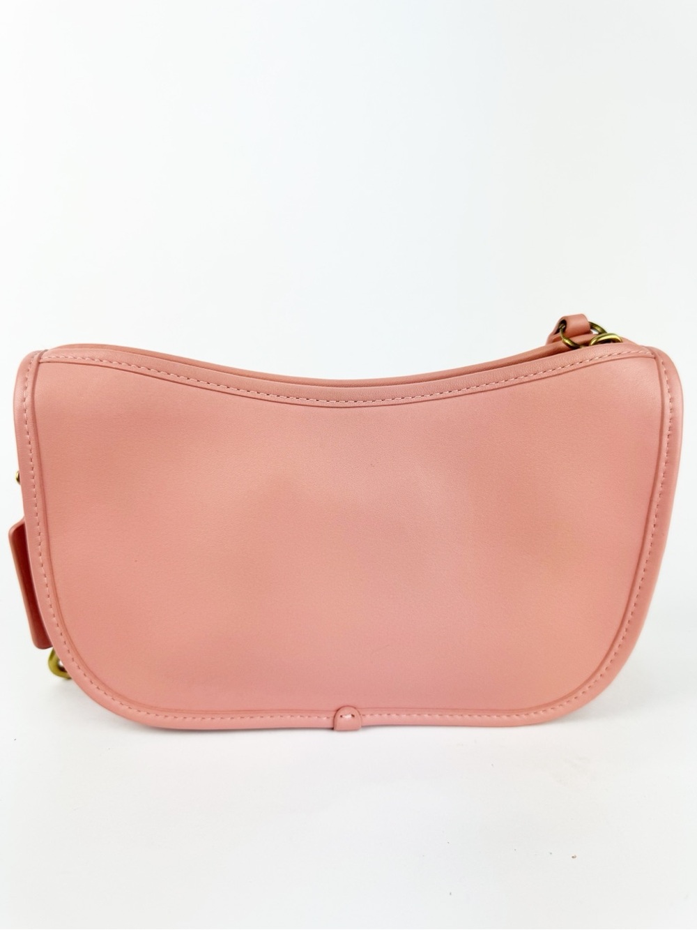 Coach Swinger 20 C5430 Glovetanned Pink Leather Chain Shoulder Crossbody Bag - Picture 2 of 9